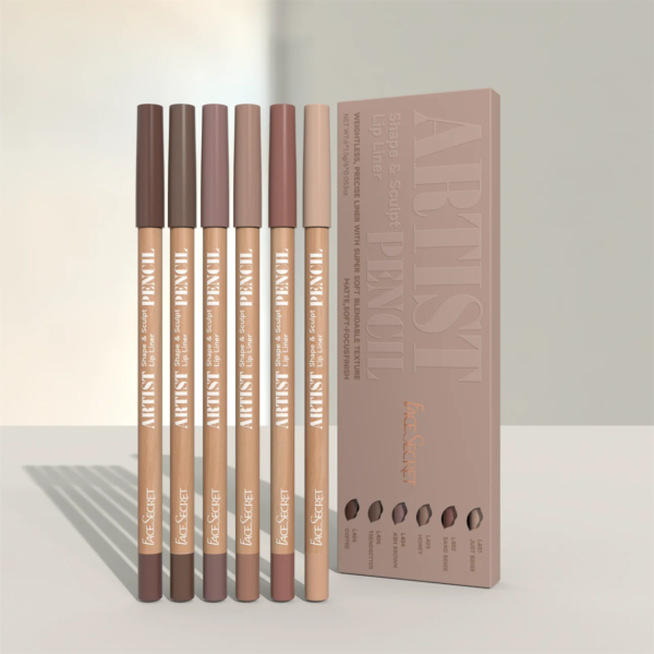 Face Secret Lip Liner Pencil Collection Matte, Smooth and Long-Lasting