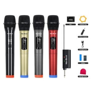 Rechargeable Wireless Handheld Microphone Perfect for Karaoke and Events