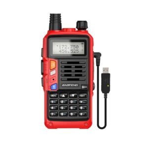 High-Power Baofeng UV-5R Plus Walkie Talkie 15W, 50 KM Range, Type-C