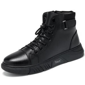 High-Quality Men’s Platform Boots Waterproof, Non-Slip Retro Shoes