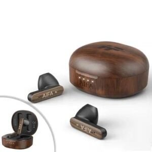 AIFA Wooden Bluetooth Earphones High-Quality Noise-Canceling Headset