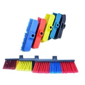 12pcs Soft Broom with Handle Heavy and Light Duty Cleaning Tool in Assorted Colors