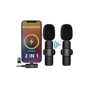 Wireless Lavalier Microphone with Long Battery Life, Perfect for Broadcasting and Recording