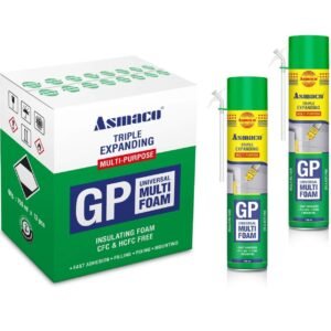 Asmaco 750ml Triple Expanding PU Foam Strong Adhesion for Sealing and Insulation