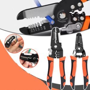 10-in-1 Wire Pliers Stripper Multifunctional Electrician Peeling Household Network Cable Tools