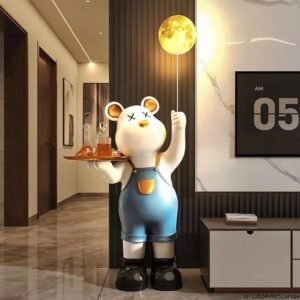 Luminous Violent Bear Statue Unique Home and Children's Room Decor