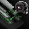 High-Precision 5M Measuring Tape Self-Locking Steel with Fluorescent Design