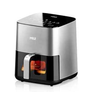 MIUI Air Fryer 5L, Oilless Air Fryer, Touch Control Air Fryer, Family Size Fryer, Nonstick Basket Air Fryer, Hot Air Fryer Oven, Healthy Cooking Appliance, Kitchen Air Fryer, Smart Air Fryer, Electric Fryer