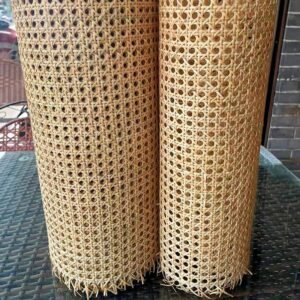 Handwoven Natural Rattan Cane Webbing Octagonal Decoration for Furniture and DIY Projects