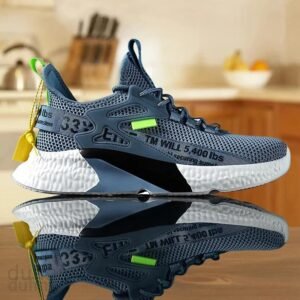 Elastic Mesh Running Shoes Men's Casual Sneakers for Outdoor Activities