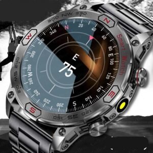 Smart Watch for Men AMOLED Screen, IP68 Waterproof, Fitness Tracker and Bluetooth Call