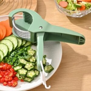 Creative Salad Chopper Press Vegetable Slicer and Banana Slicer Kitchen Gadget