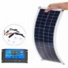 12V 60W Poly Solar Panel with USB Ports and 10A–60A Charge Controller