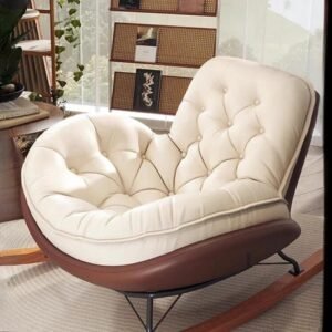 Reclining Lazy Floor Chair Rocking Sofa Seat Home Relaxation
