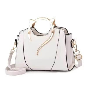 Elegant Chain Leather Shoulder Bag Women’s Small Satchel Purse
