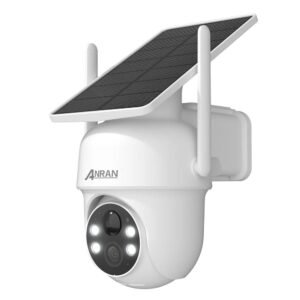 ANRAN Smart Solar-Powered Security Cam 2.4G WiFi 3MP/5MP Outdoor CCTV