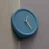 Noiseless Corner Wall Clock Modern Art Timepiece