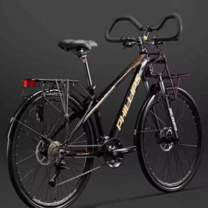 Touring Travel Bicycle 27.5” - 24/27/30/33 Speed Longrider with Butterfly Handlebar