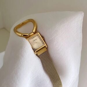 Elegant Steel Quartz Watch for Women Fashion Casual Lady Wristwatch