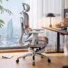 Ergonomic Mesh Gaming Chair Breathable Recliner with Swivel and Lumbar Support