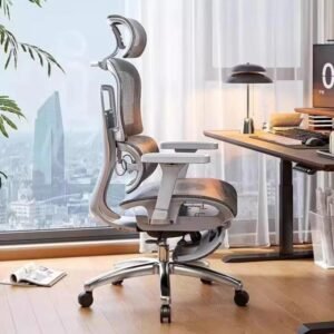 Ergonomic Mesh Gaming Chair Breathable Recliner with Swivel and Lumbar Support