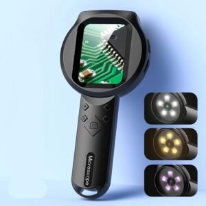100X Handheld Digital Microscope 1080P HD Magnifier with 2.8” IPS Display