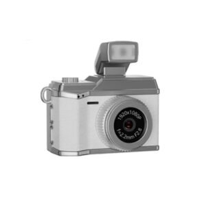 Mini Wearable 1080P Retro Camera Portable Keychain Camera for Travel and Vlog