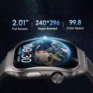 LAXASFIT 2.01" Curved Screen Smart Watch Bluetooth 5.3 HD Call Fitness Tracker for Men and Women