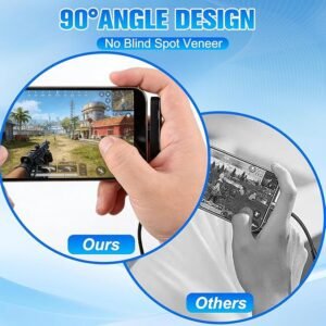 2 in 1 Invisible Stand Charger Cable, 240W Fast Charging Cable for Built-in Phone, 1m Braided Type C Cable with Foldable Stand for Smartphones/Tablets